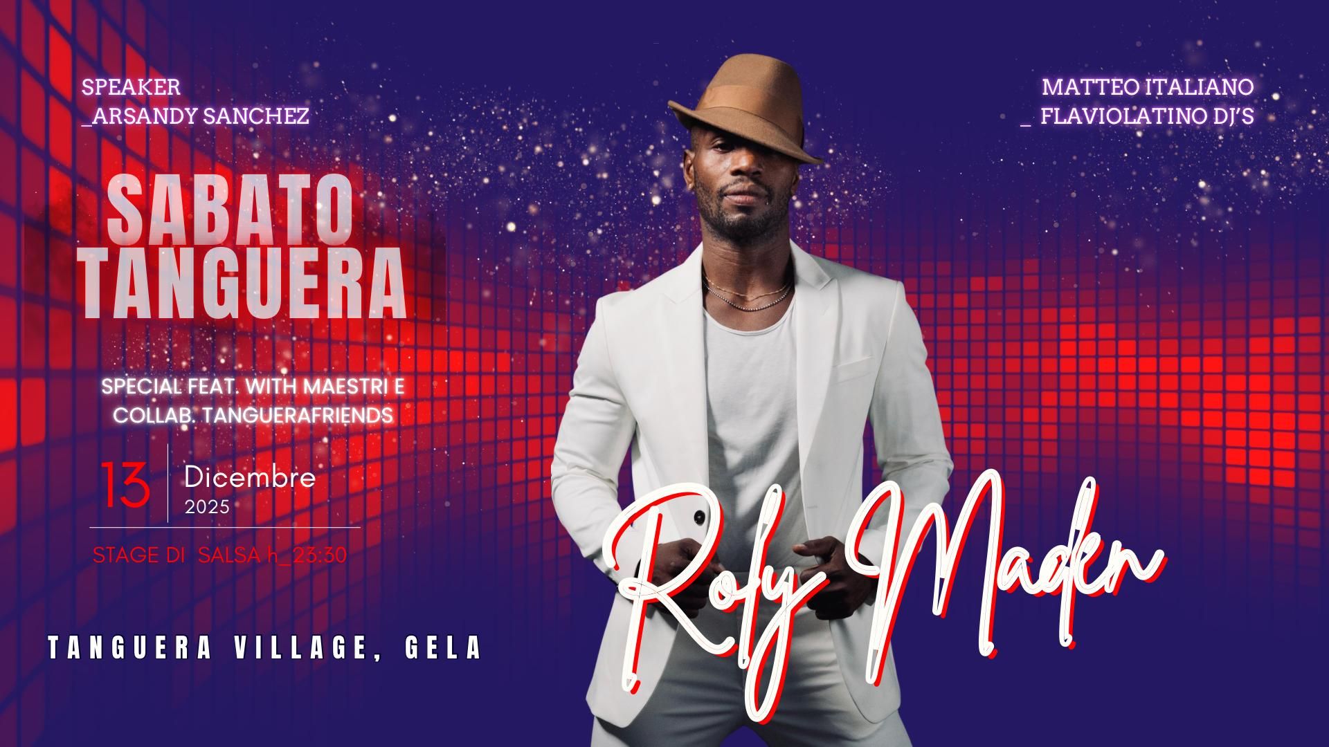 "Sabato Caraibico" Tanguera Disco Gela