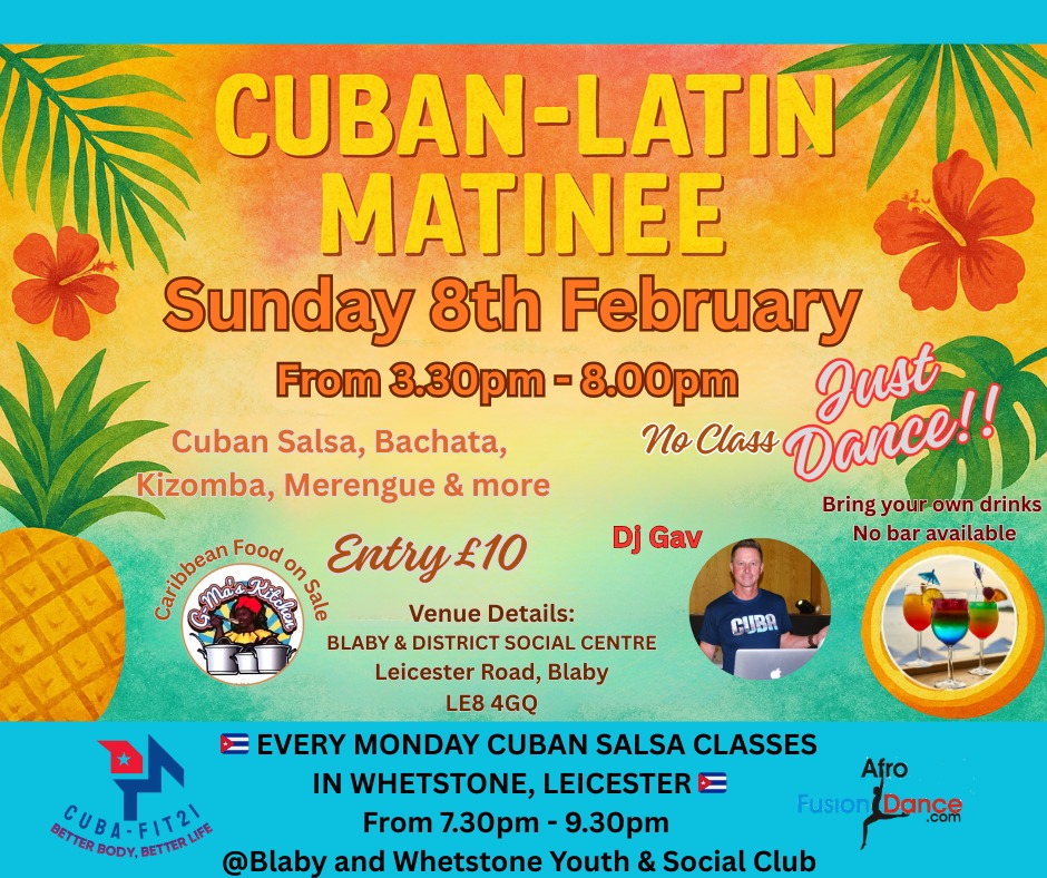 CUBAN-LATIN MATINEE IN LEICESTER