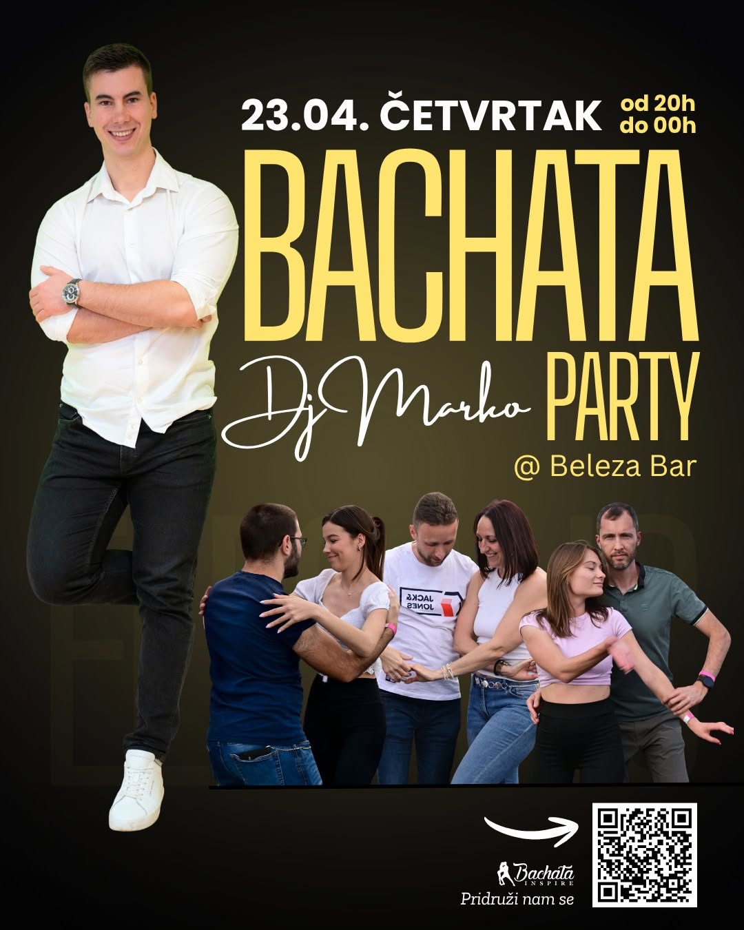 💯 Bachata Party ČETVRTAK 💜 09.07. Beleza Bar
