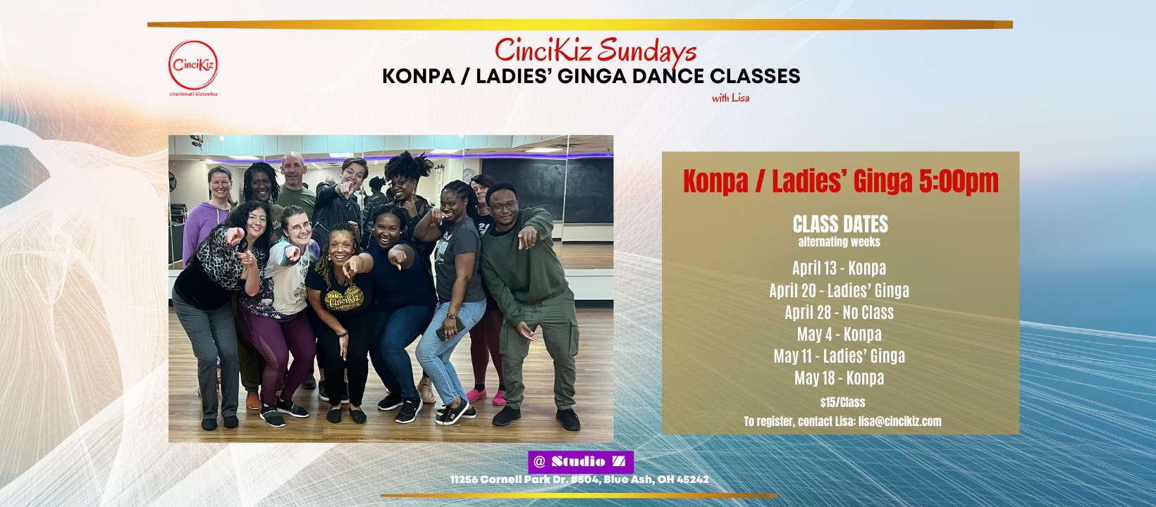 Konpa Ladies' Ginga Dance Sundays
