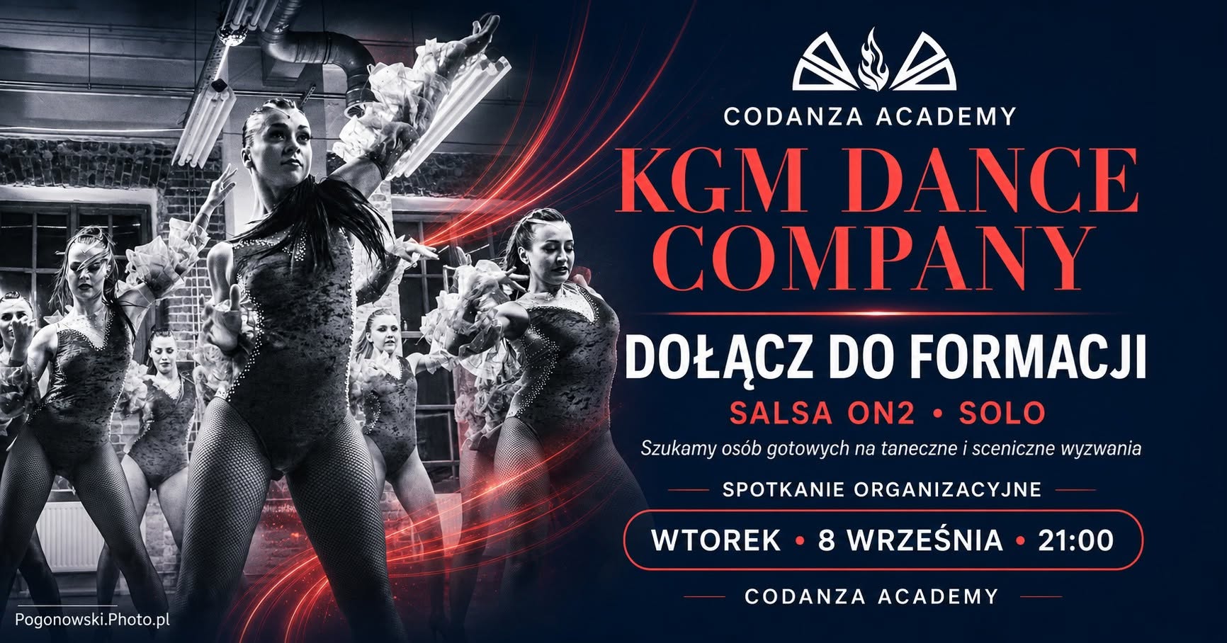 Dołącz do formacji salsy on2 - KGM Dance Company