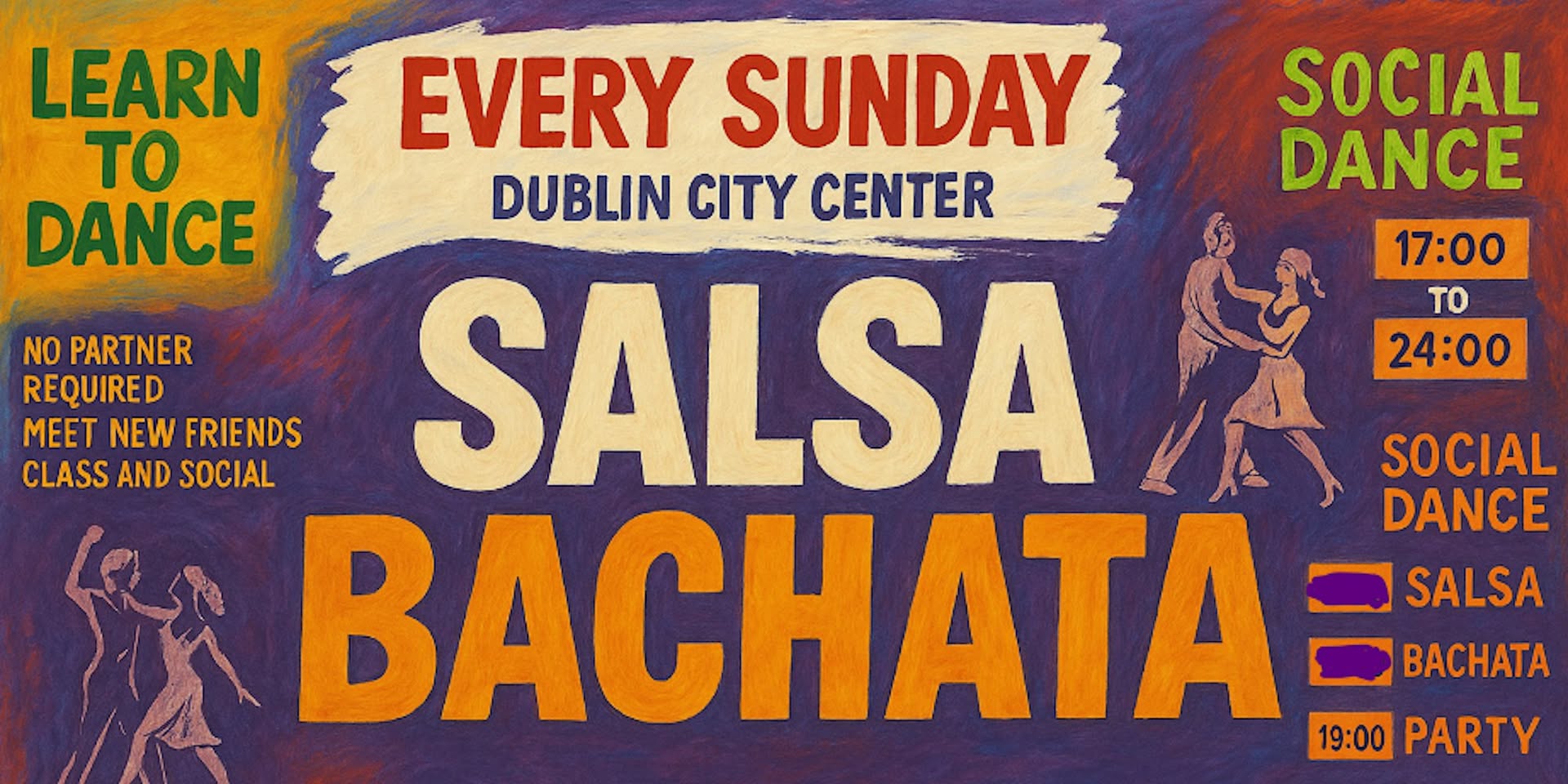 SUNDAY CLASSES- BACHATA & SALSA & SOCIAL at LOST LANE