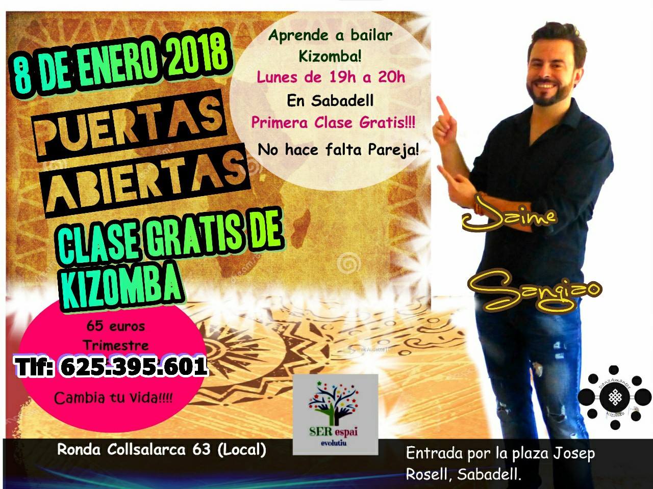 Inicio de curso Kizomba, Sabadell.