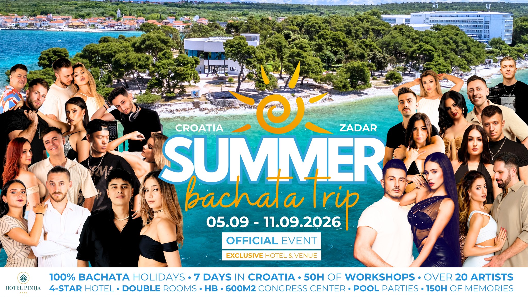 SUMMER BACHATA TRIP 2026 ✩ CROATIA ✩ BACHATA HOLIDAYS Official Event