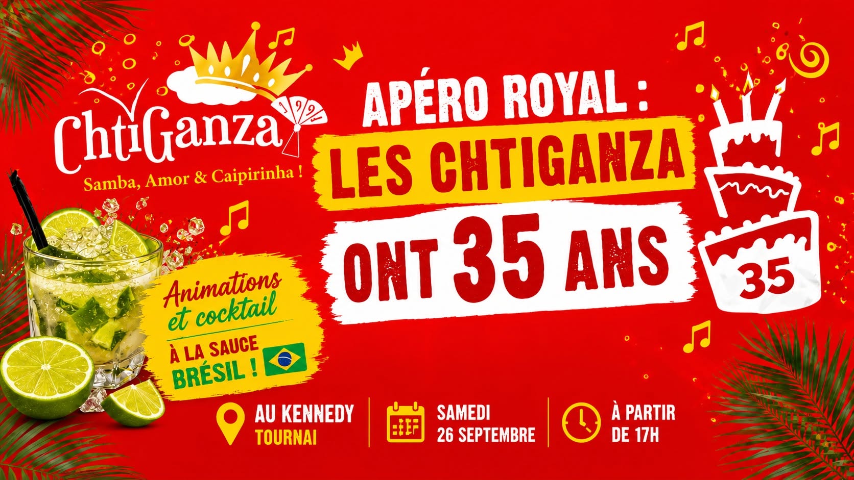 Apéro-royal : Les Chtiganza ont 35 ans !