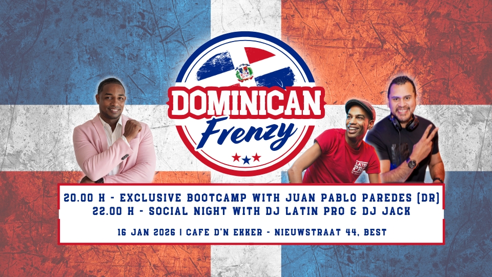 DOMINICAN FRENZY EXCLUSIVE BOOTCAMP BY JUAN PABLO PAREDES (RD) PARTY WITH DJ JACK & DJ LATIN PRO