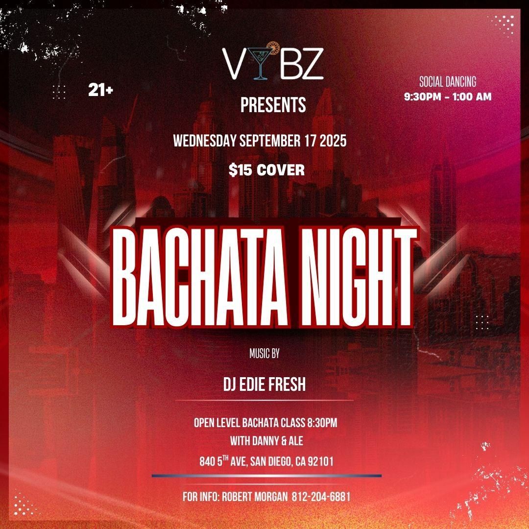 Bachata Night at Vybz Night Club