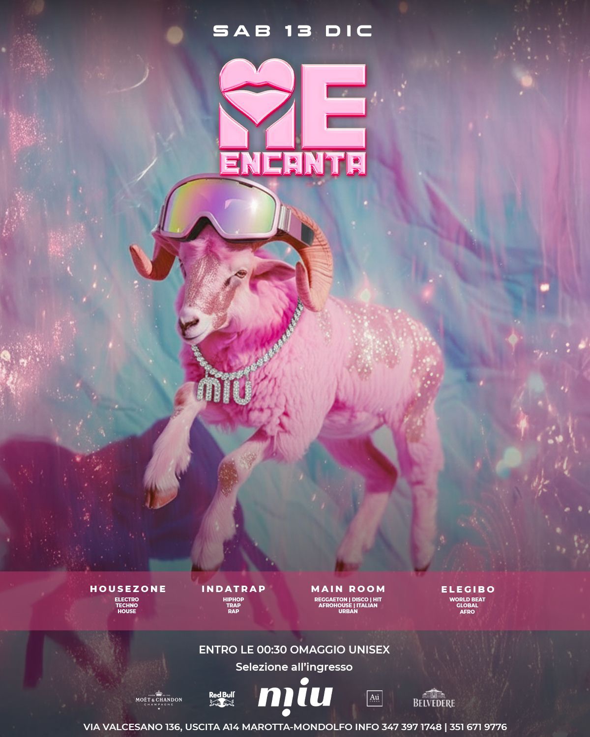 Sab 13 Dicembre β’ Me Encanta On Tour