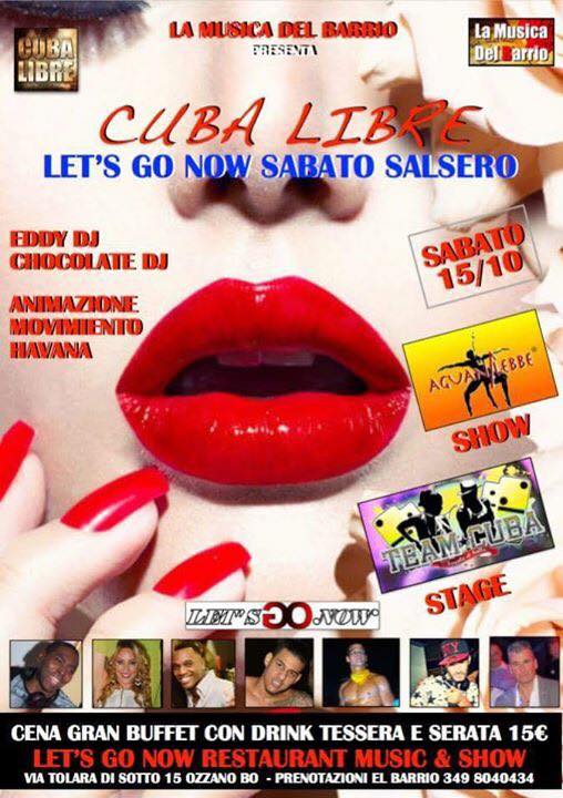 Cuba Libre Sabato Salsero Team Cuba Stage Aguanilebbe Show 15 10