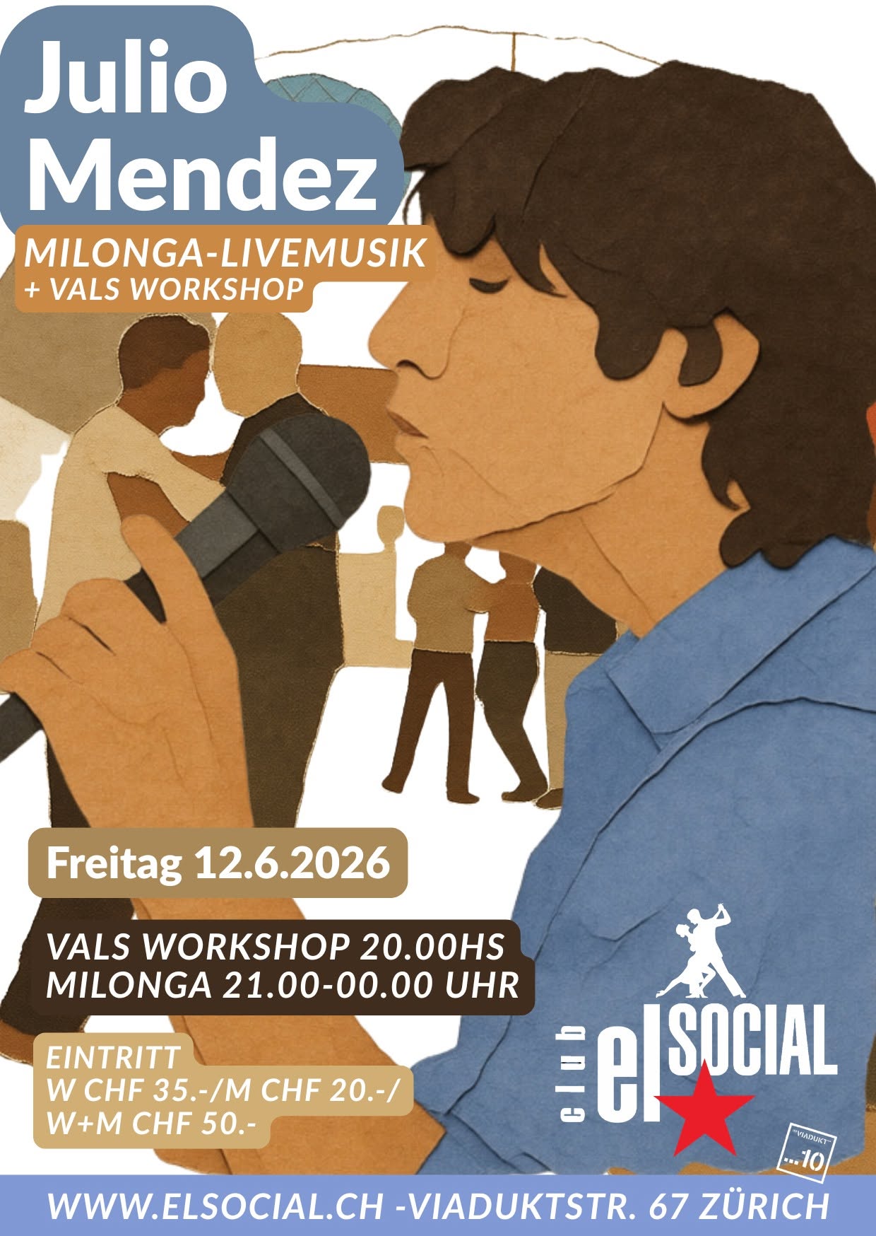 JULIO MENDEZ SINGT TANGO - SPECIAL LIVEMUSIK MILONGA