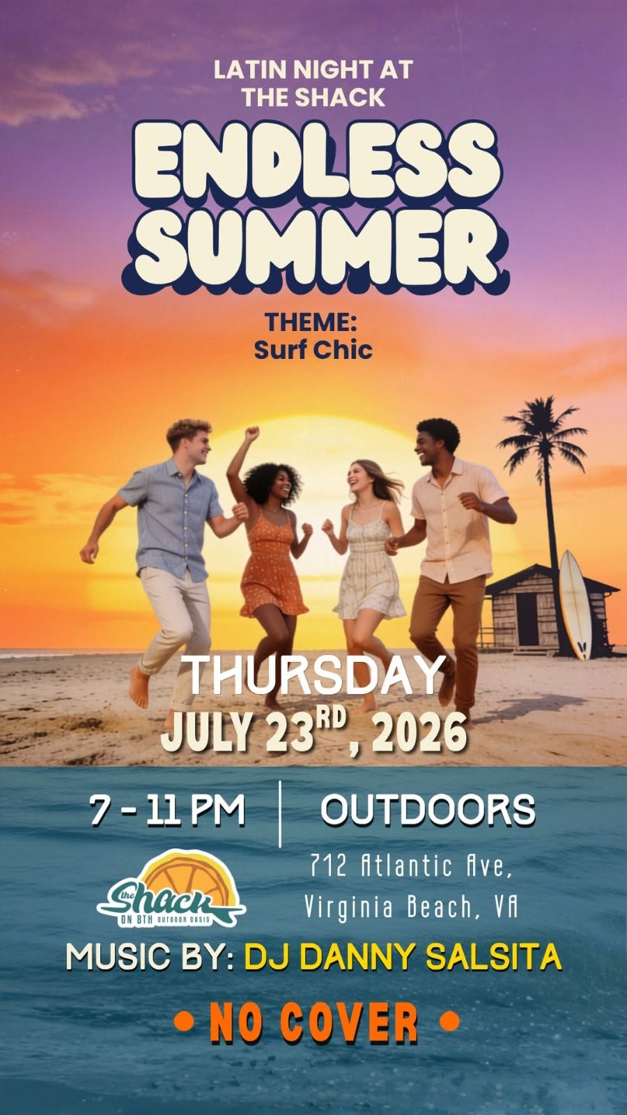 LATIN NIGHT SHACK Endless Summer DJ Danny Salsita