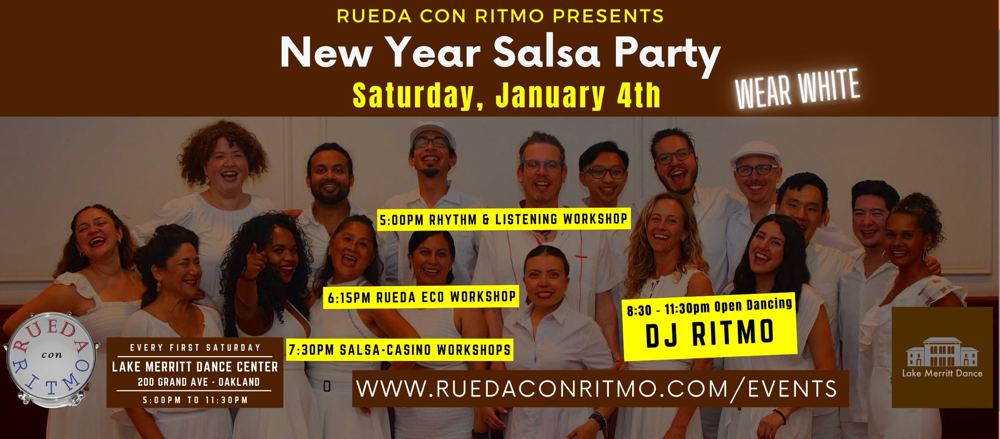 New Year Salsa Party (Wear White)
