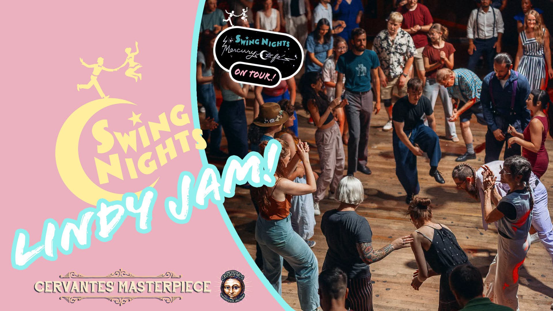 Swing Nights' Lindy Jam at Cervantes Masterpiece Ballroom with DJ's Shannon and Skye!