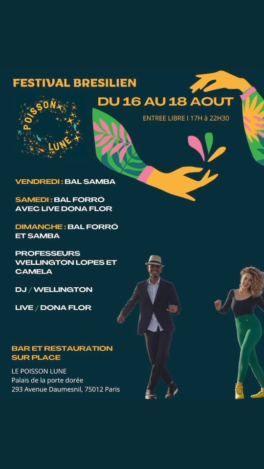 Cours et baile de Samba de Gafieira au Poisson lune (Guinguette)