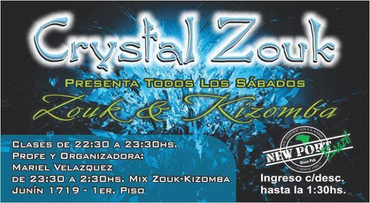 Crystla Zouk todos los sabados!!!