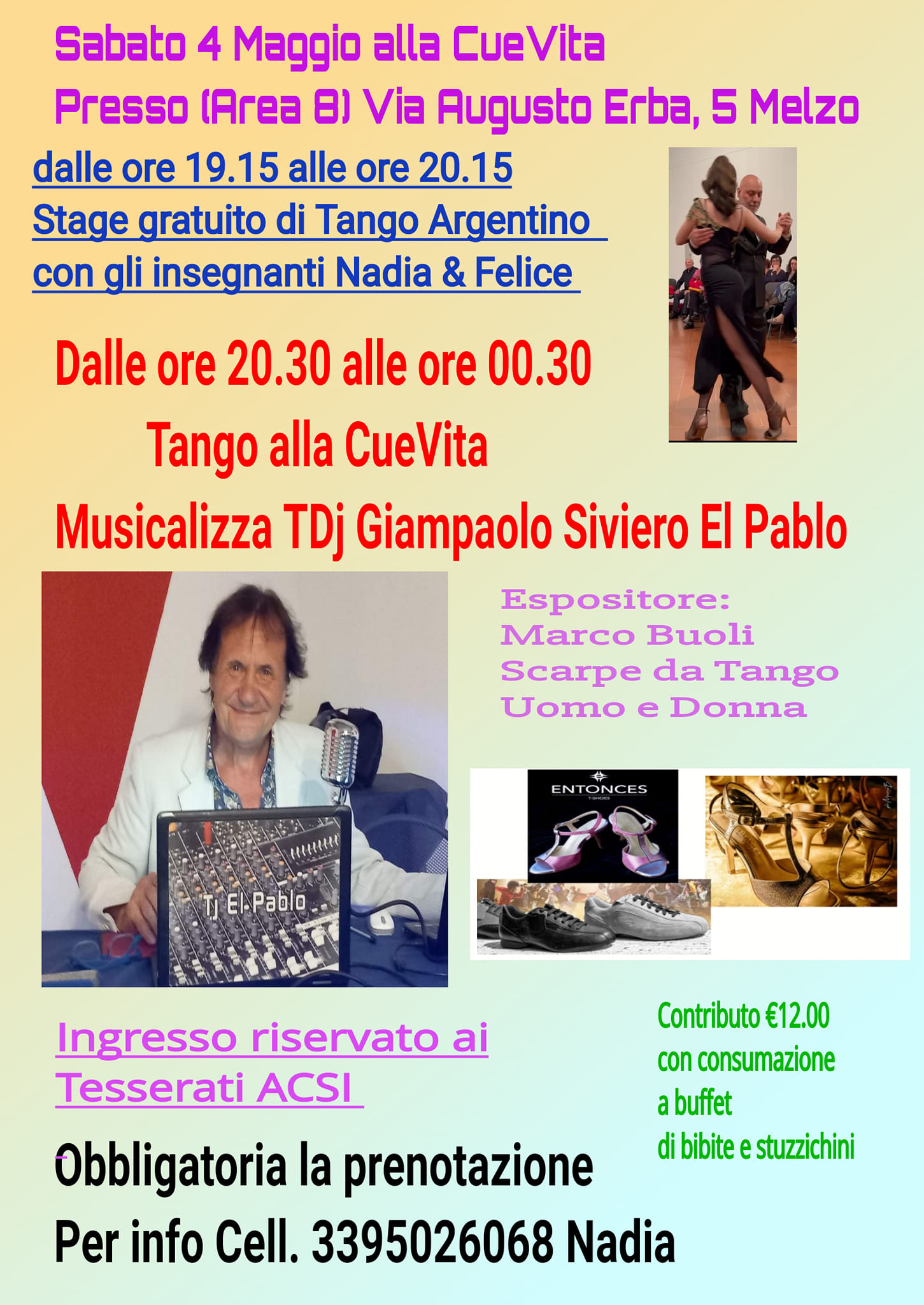 Tango alla CueVita