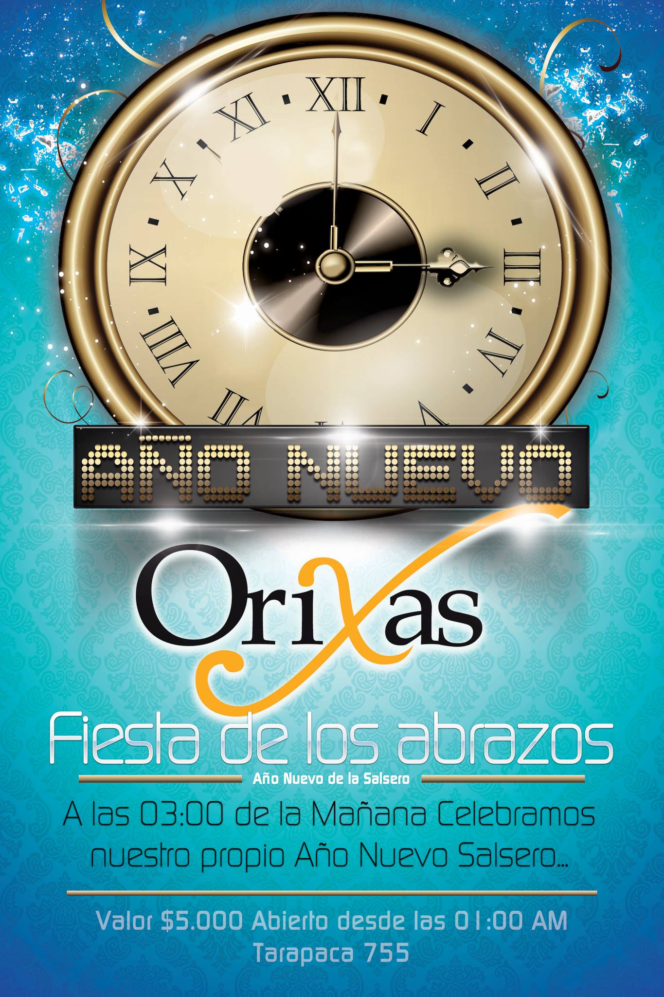 AÑO NUEVO EN ORIXAS - FIESTA DE LOS ABRAZOS