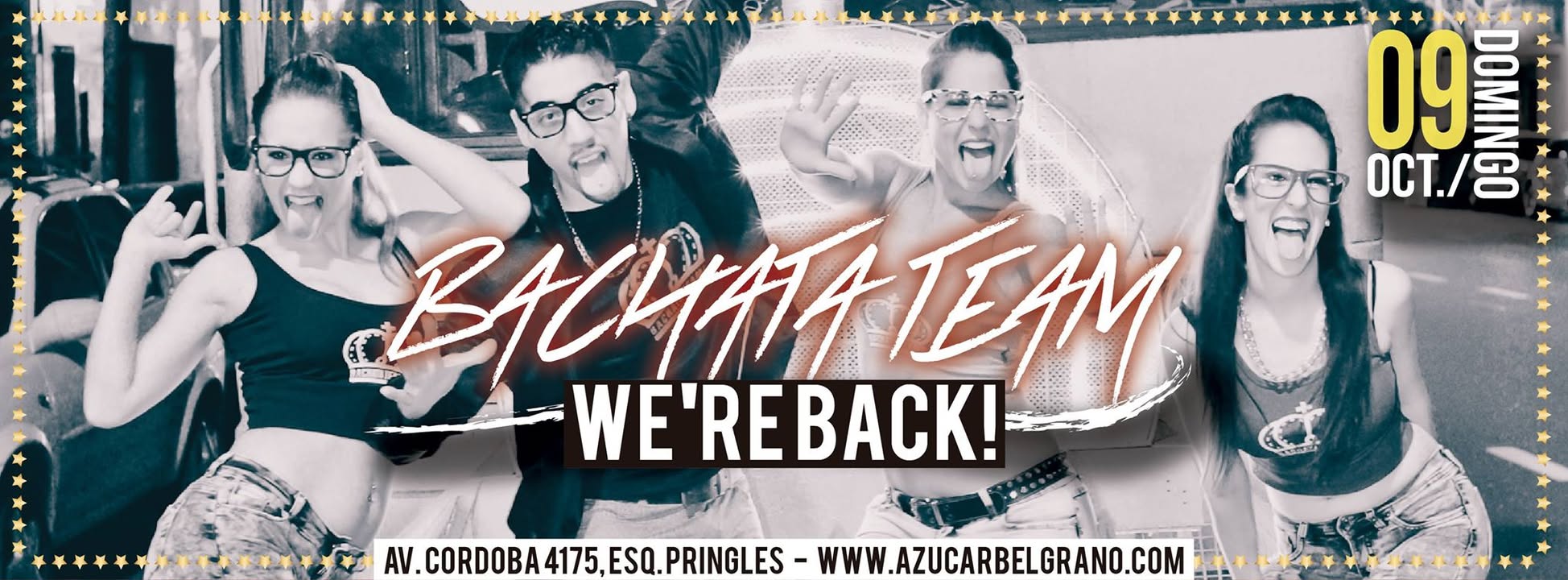 Bachata TEAM! We're Back! Fiesta! Dom 9 Oct pre-feriado