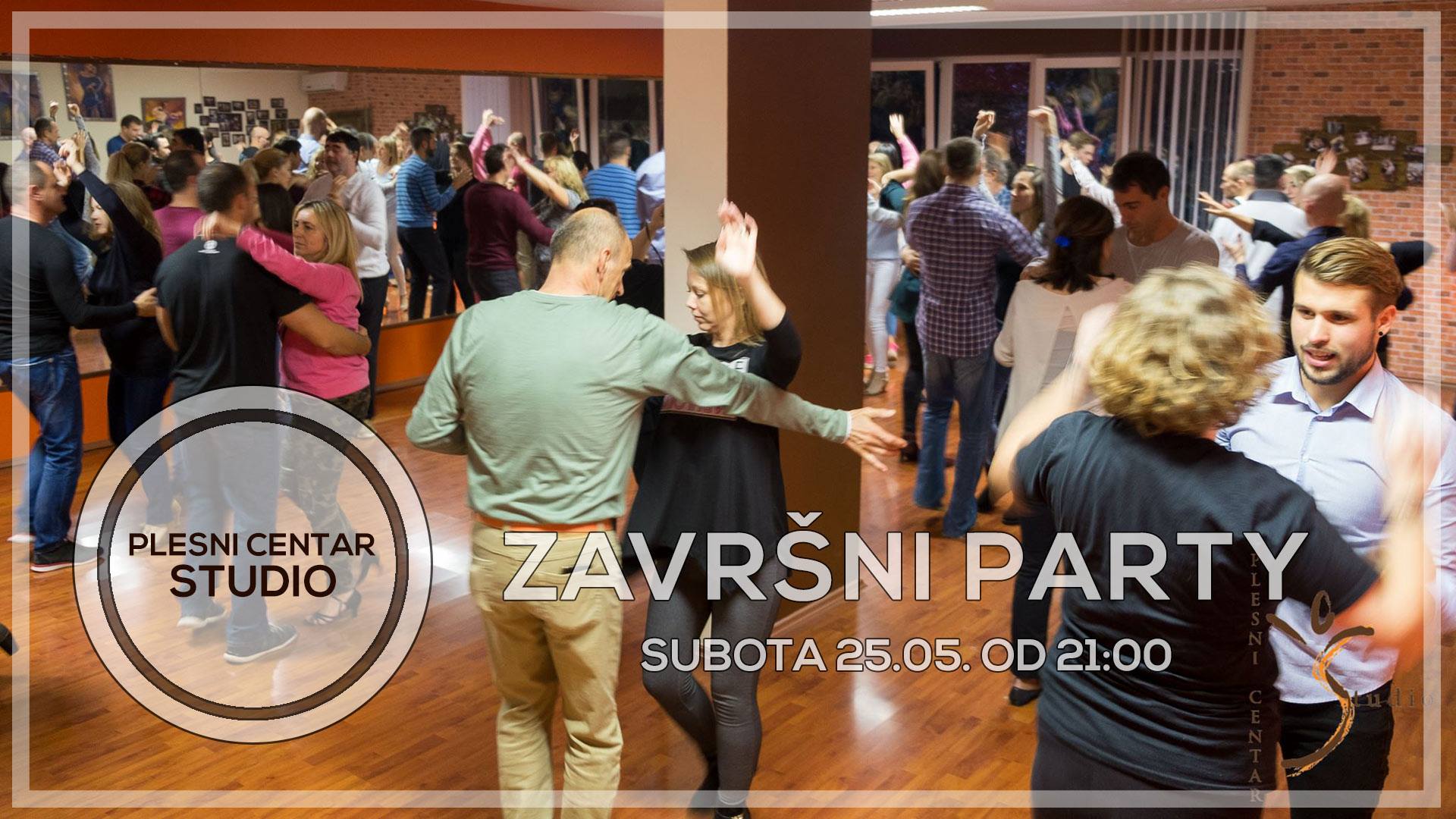 Plesni Party - Subota 25.05 - Dvorana PC Studio