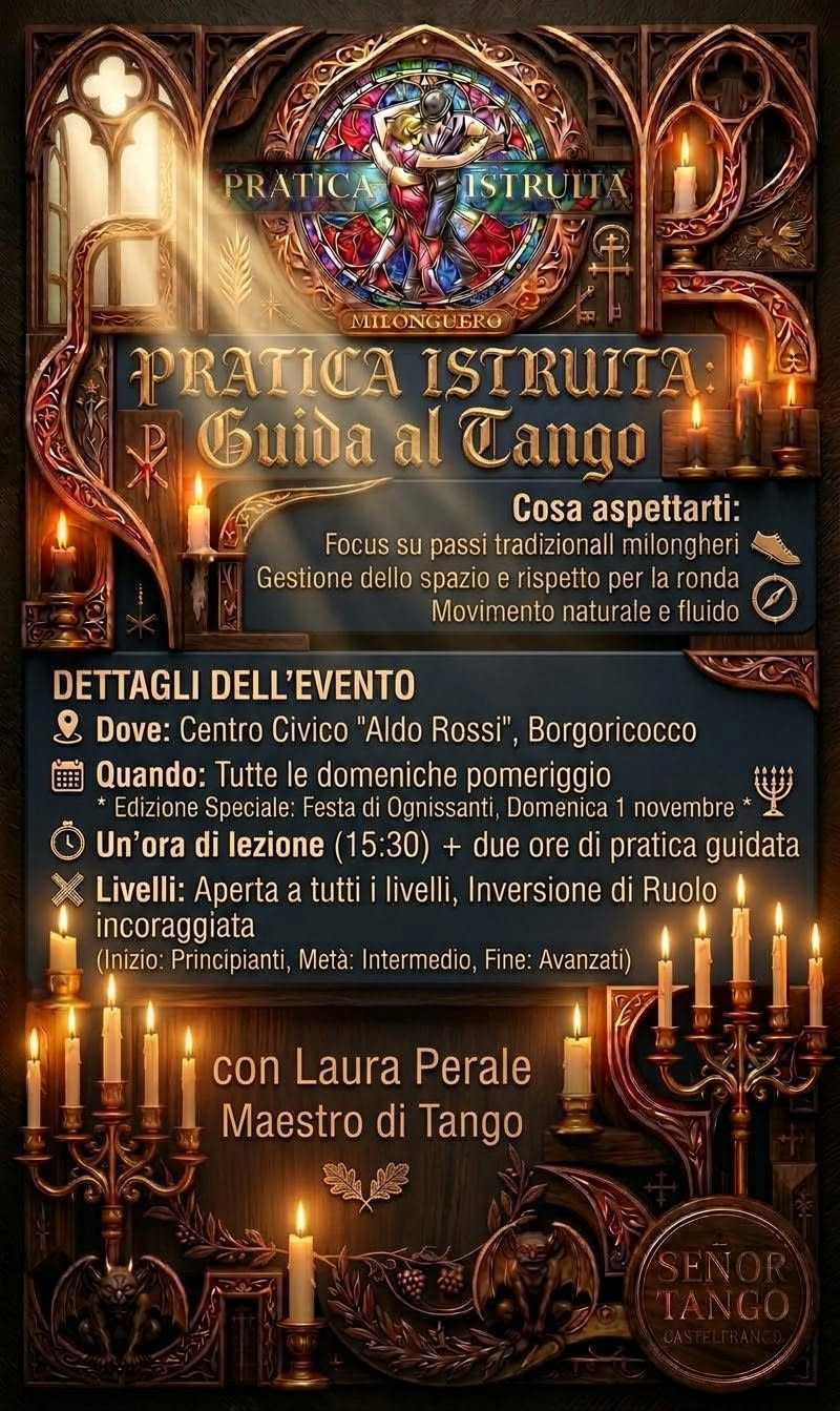 Pratica istruita, guida al tango🌈