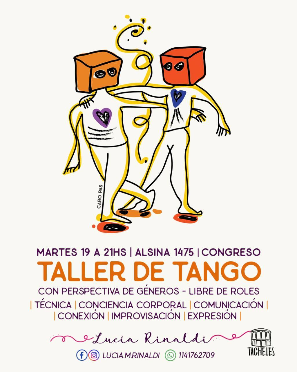 Taller de Tango Con perspectiva de géneros Libre de roles CABA