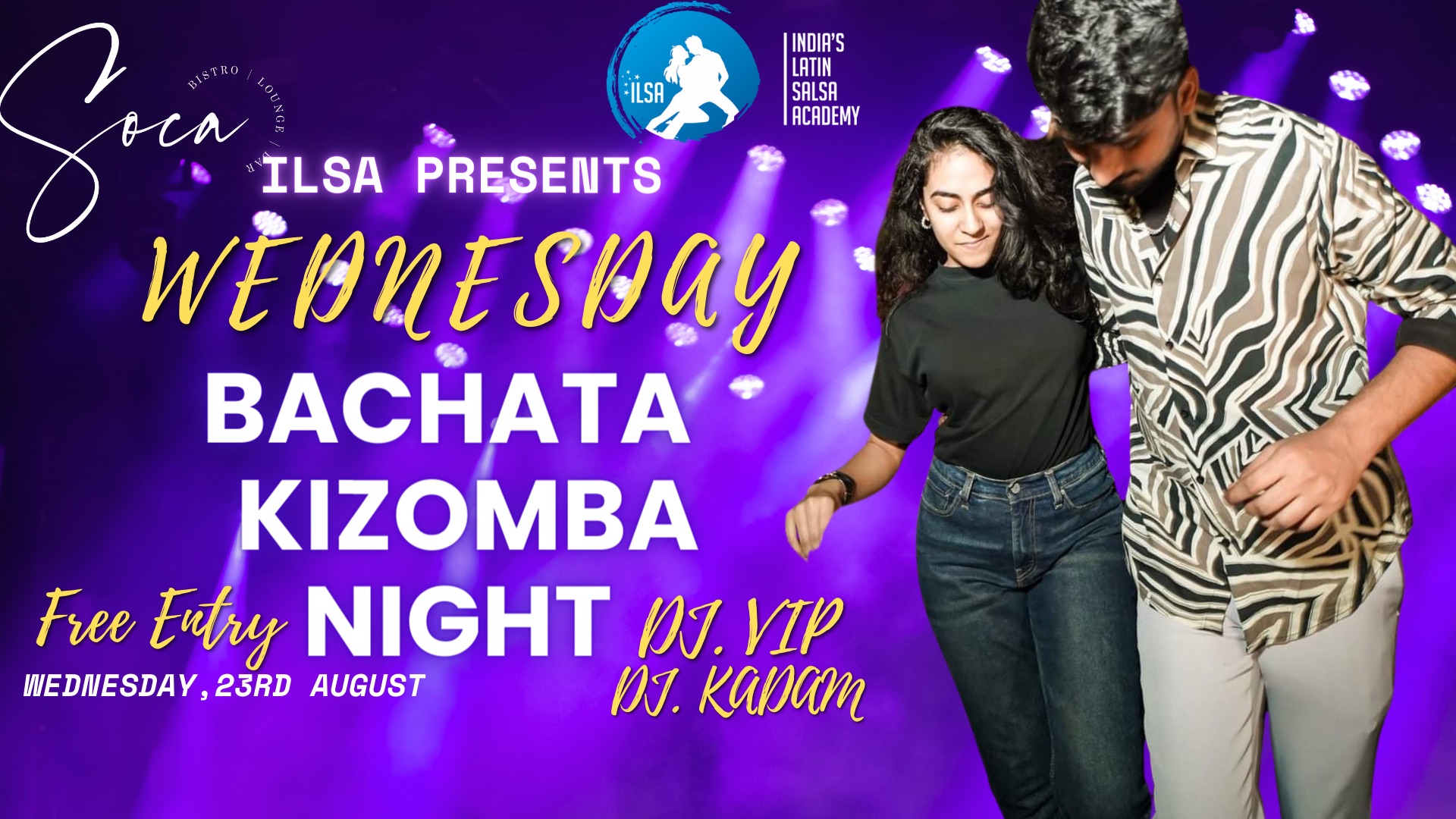 Wednesday BACHATA & KIZOMBA NIGHT