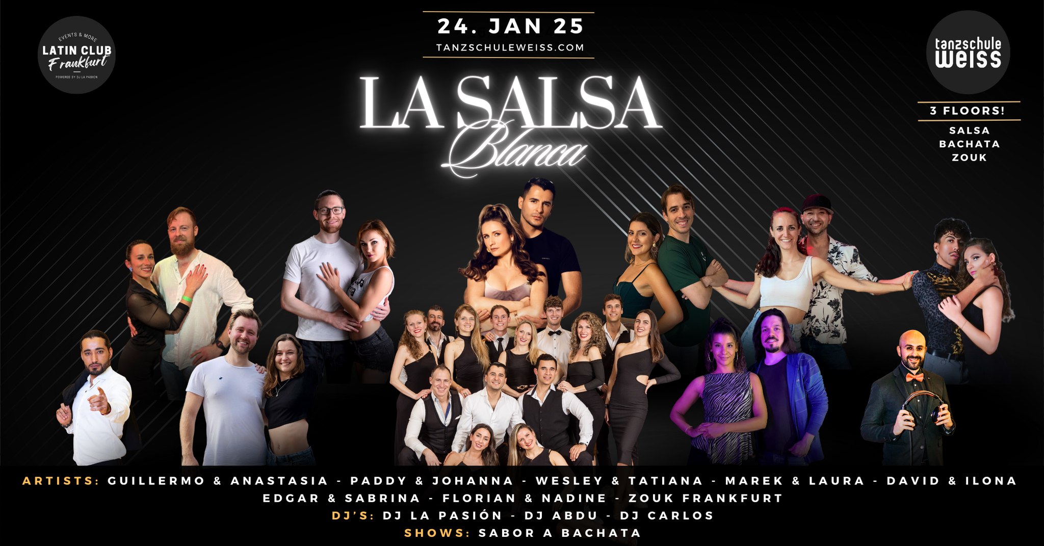 ◐ LA SALSA BLANCA ◑ 3 Floors!