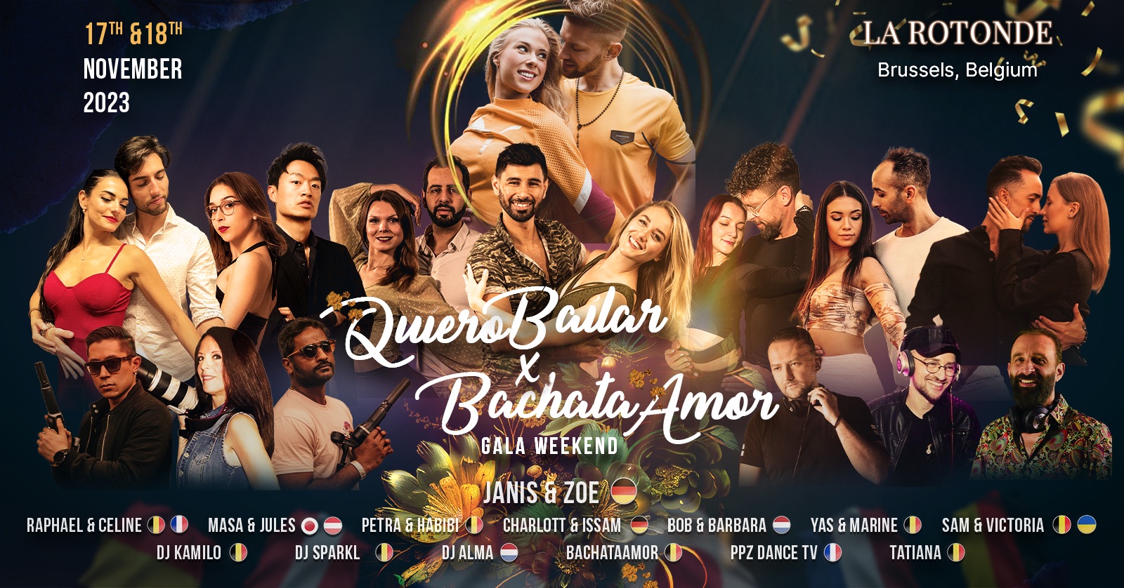 QuieroBailar & Bachata Amor Gala Weekend of