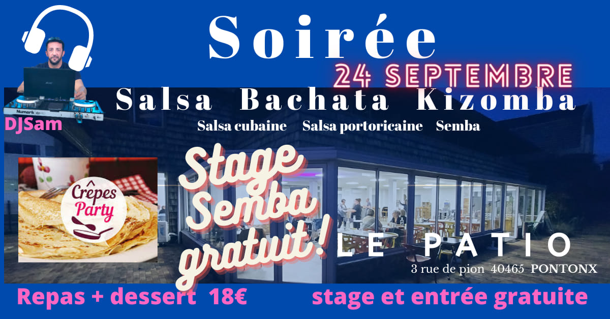 Soirée S²BK stage semba et entrée gratuite