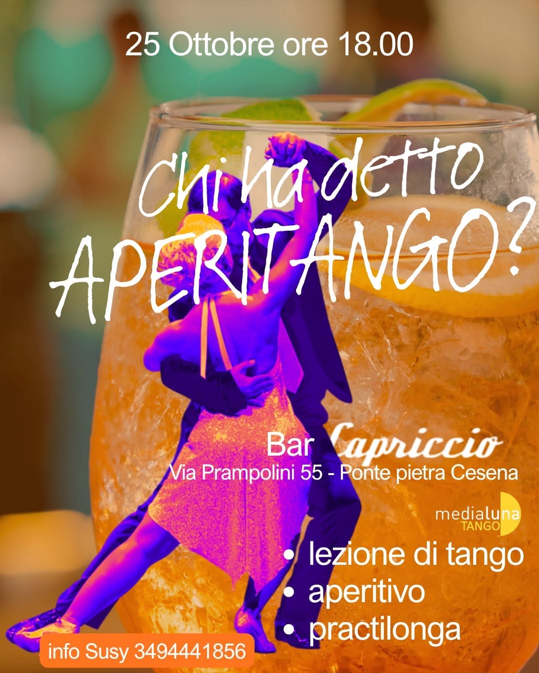Tango al Capriccio! Lezione di Tango - Aperitango - Practilonga