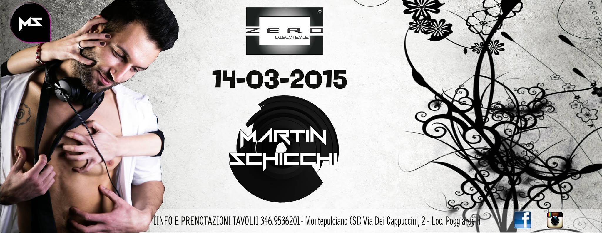 Sab 14 Mar MARTIN SCHICCHI DEEJAY Vs. LORY MECHERINI- Zero Discoteque