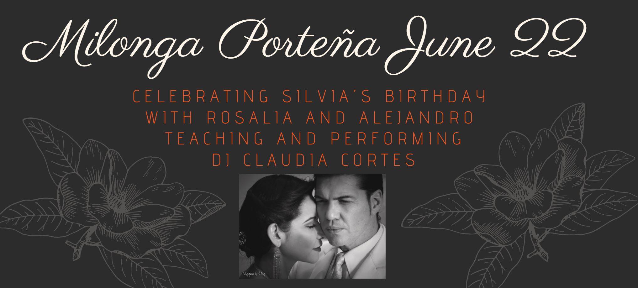 Milonga Porteña- Silvia´s BD with Ale and Rosalia- Dj Claudia