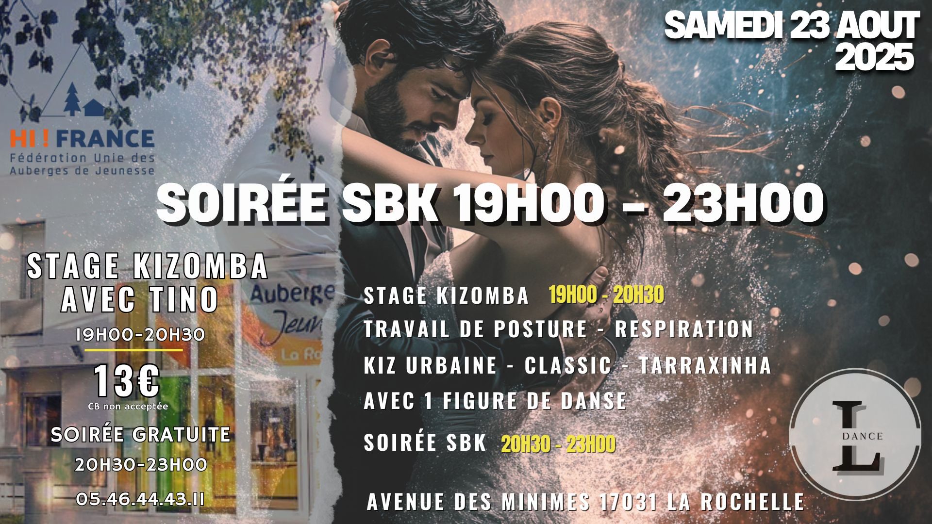 STAGE SBK À L'AUBERGE DE JEUNESSE