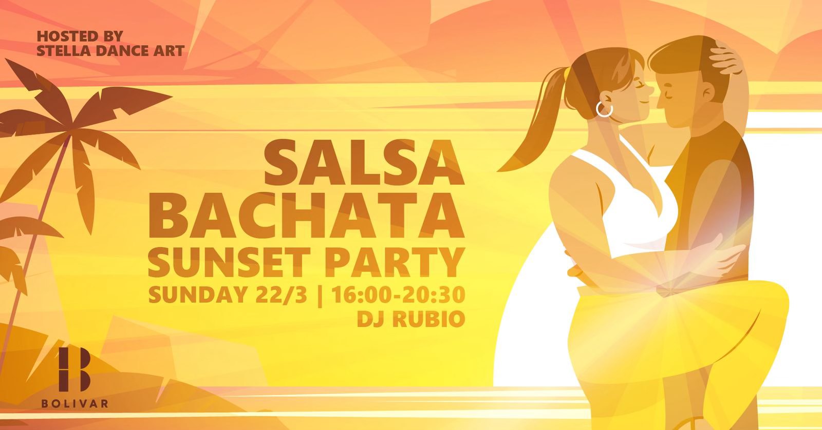 Salsa Bachata Sunset Party I Sun March 29