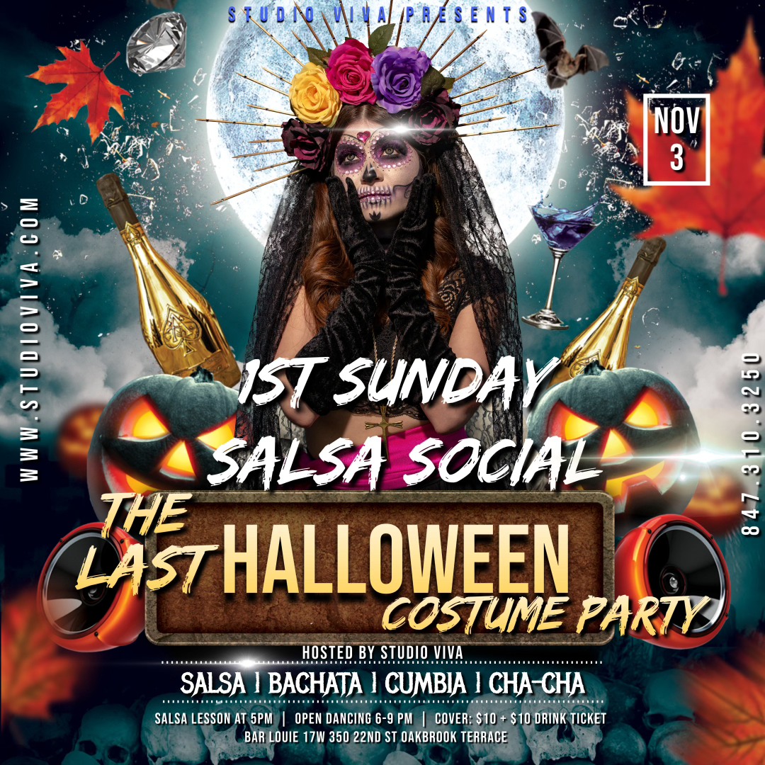 1st Sunday Salsa Social - The Last Halloween Costume Party