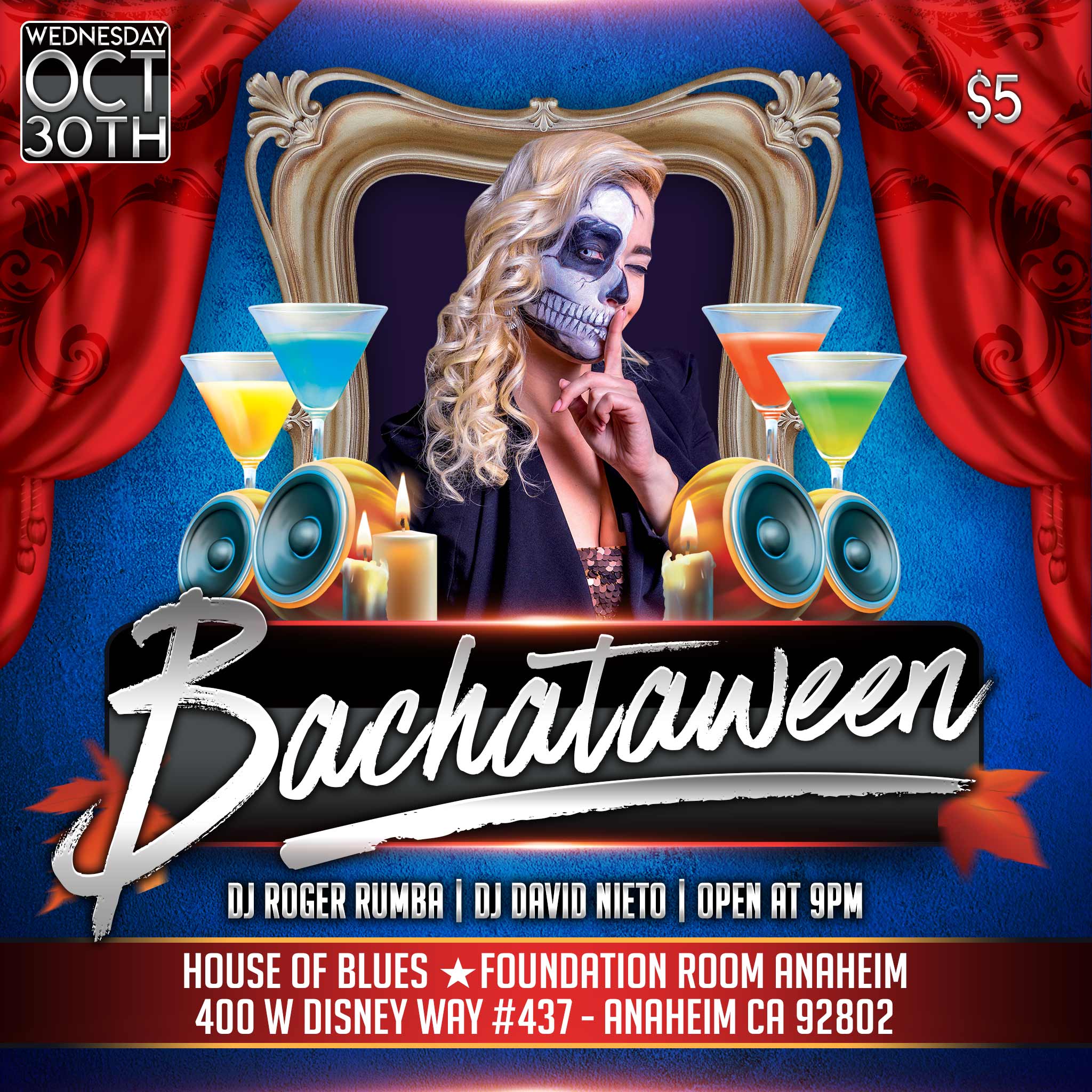 Bachataween Wednesday ★ Foundation Room Anaheim