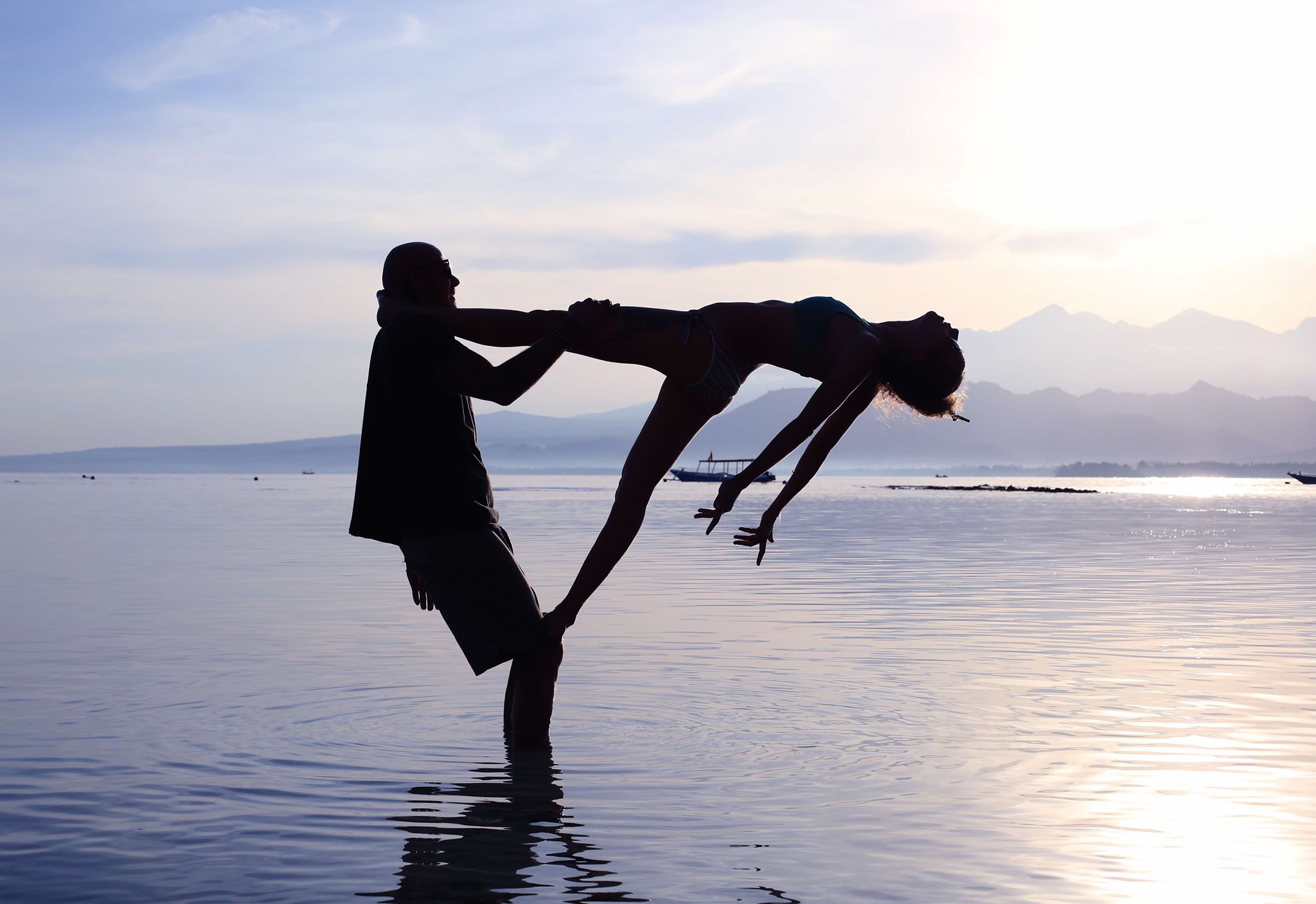 Acro Yoga Circus Creative Sunset Jam