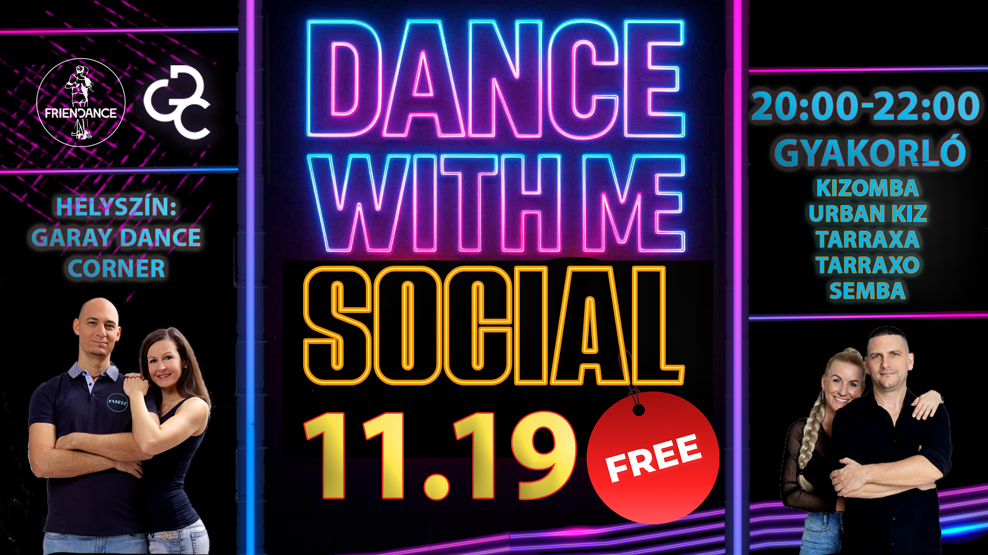 DANCE with ME SOCIAL - INGYENES gyakorló