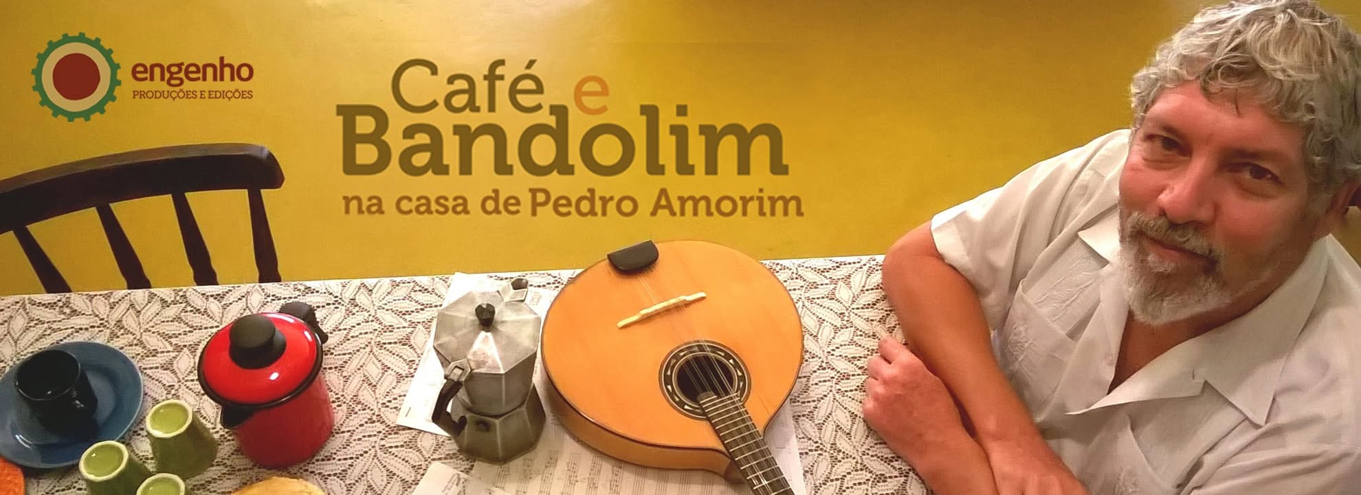 Café e bandolim: conversa sobre música na casa de Pedro Amorim