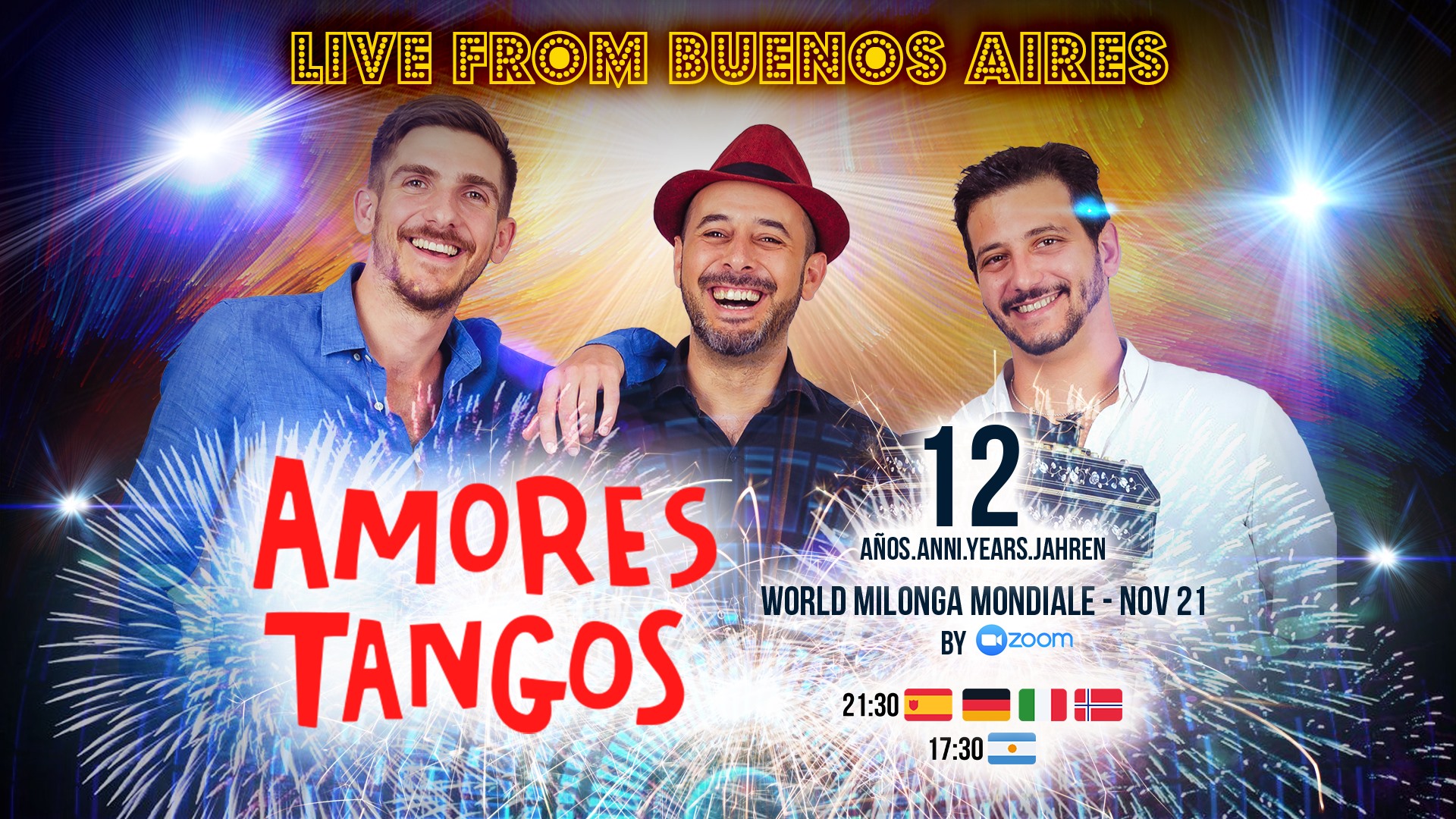 LIVE FROM BUENOS AIRES . WORD MILONGA MONDIALE
