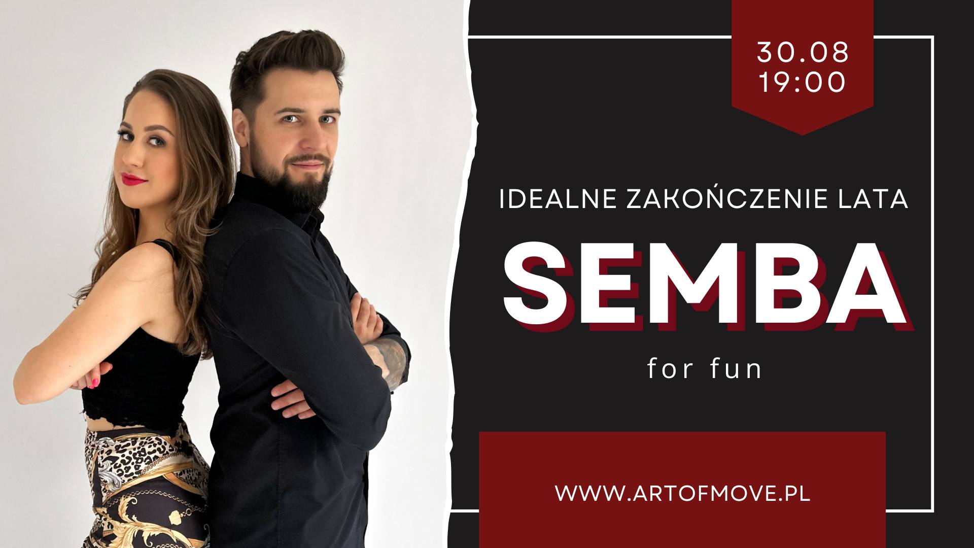 Semba for FuN - zajęcia open 30.08 Art of Move