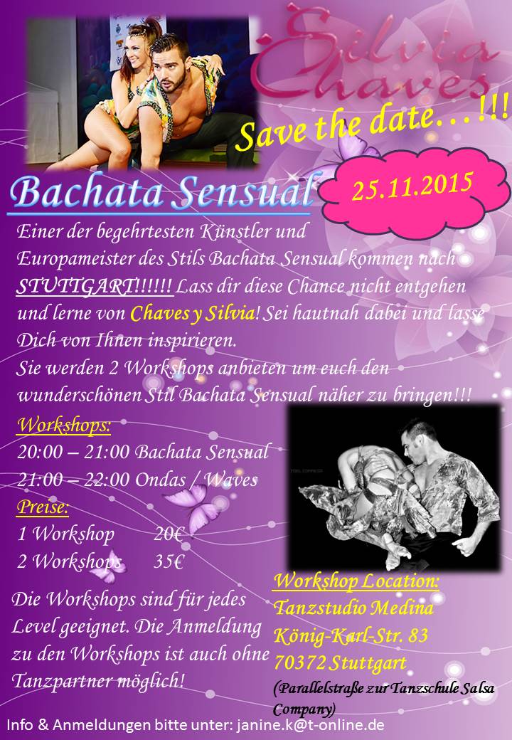 Chaves y Silvia Bachata Sensual Workshop