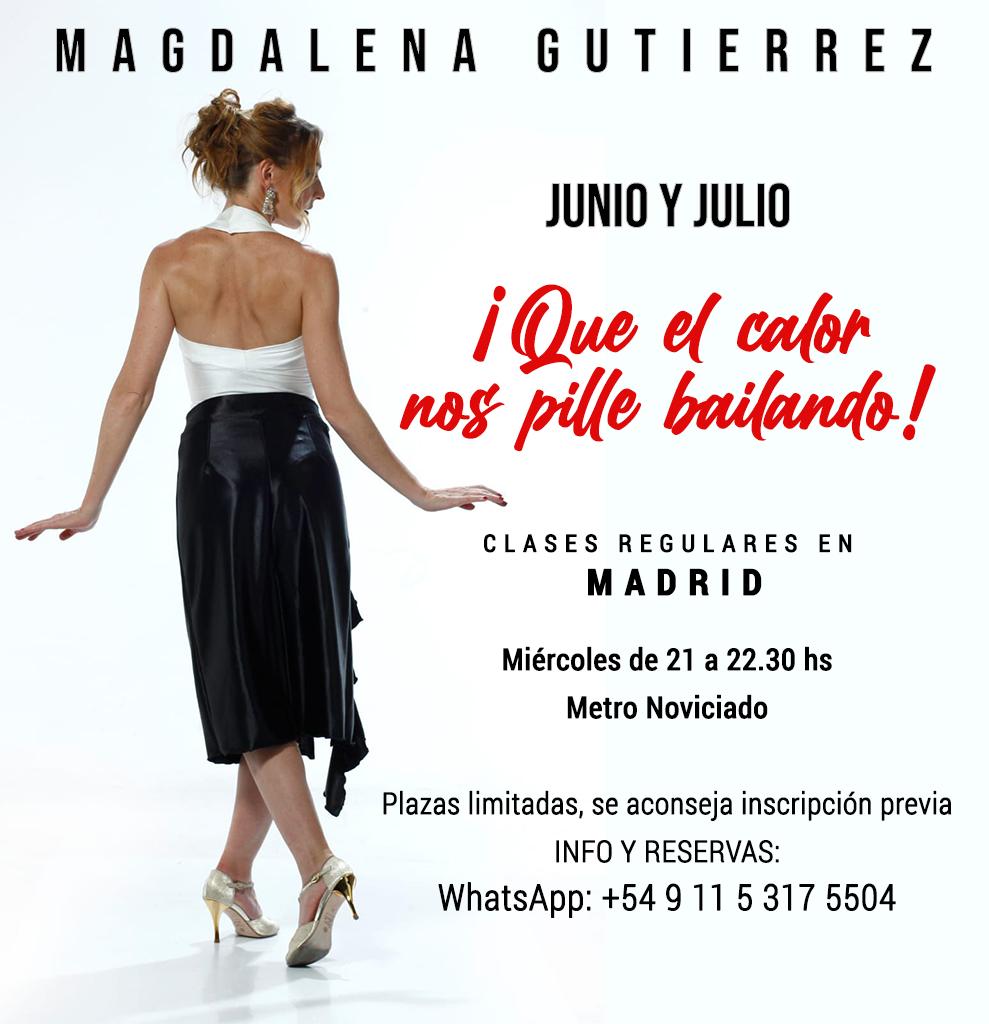 Magdalena Gutierrez en Madrid Clases regulares