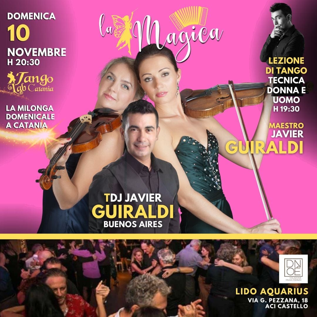 Domenica 10 Nov Speciale "MAGICA" Eleganteโจ๏ธ con Javier Guiraldi