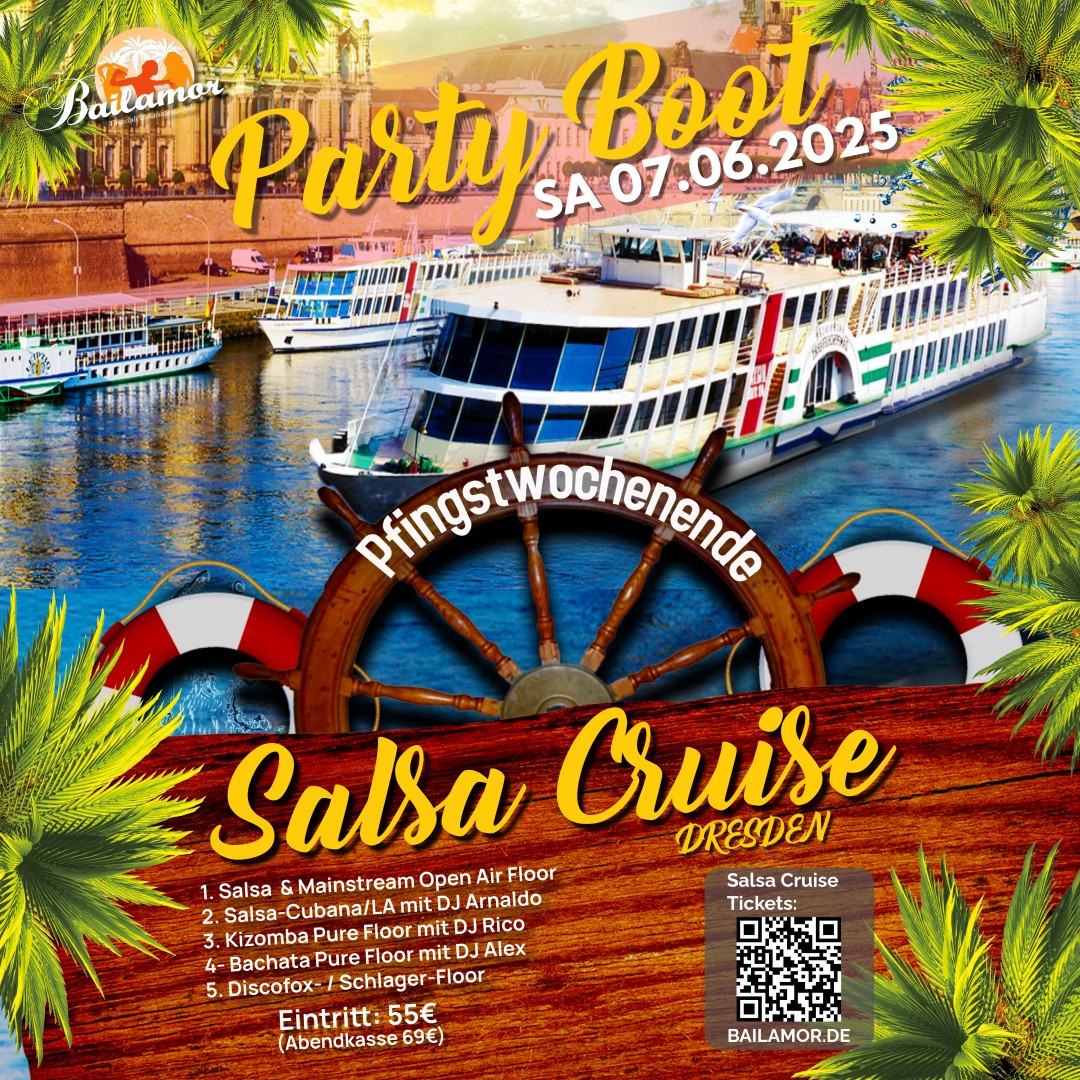 SALSA CRUISE I DRESDEN 2025 TANZ- & PARTYBOOT