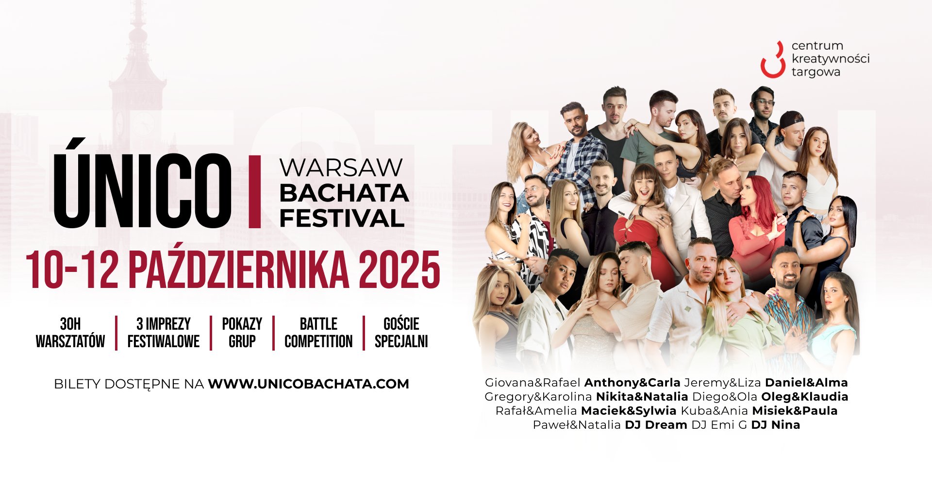 Único Warsaw Bachata Festival 10-12.10.2025! ❤️