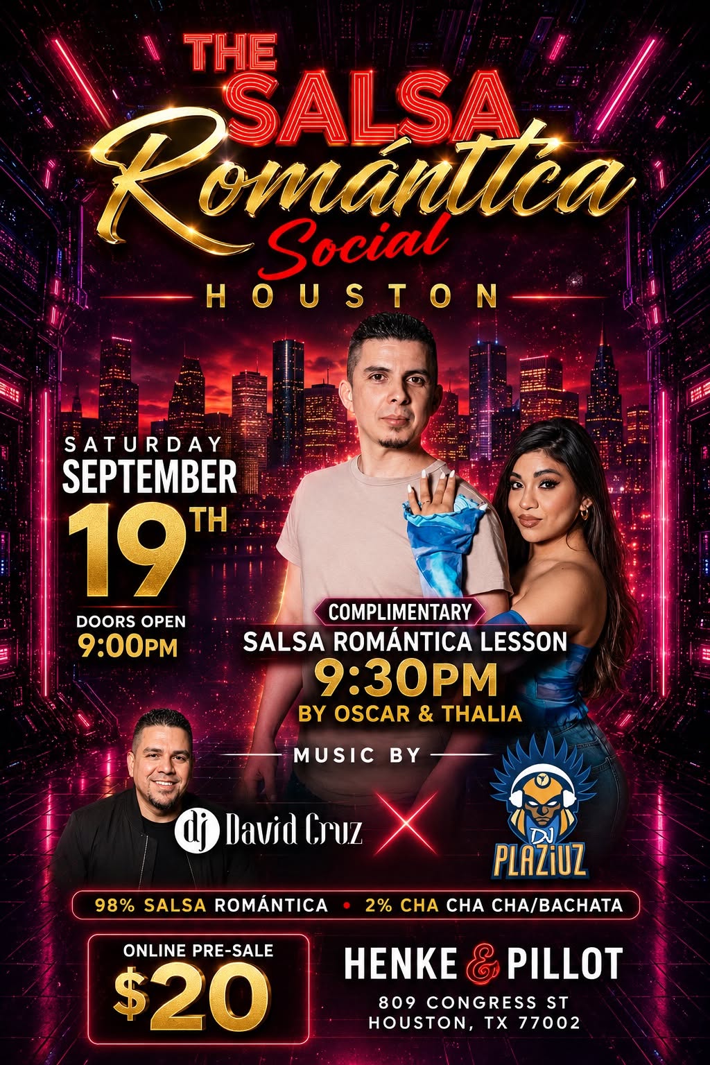 The Salsa Romántica Social Houston