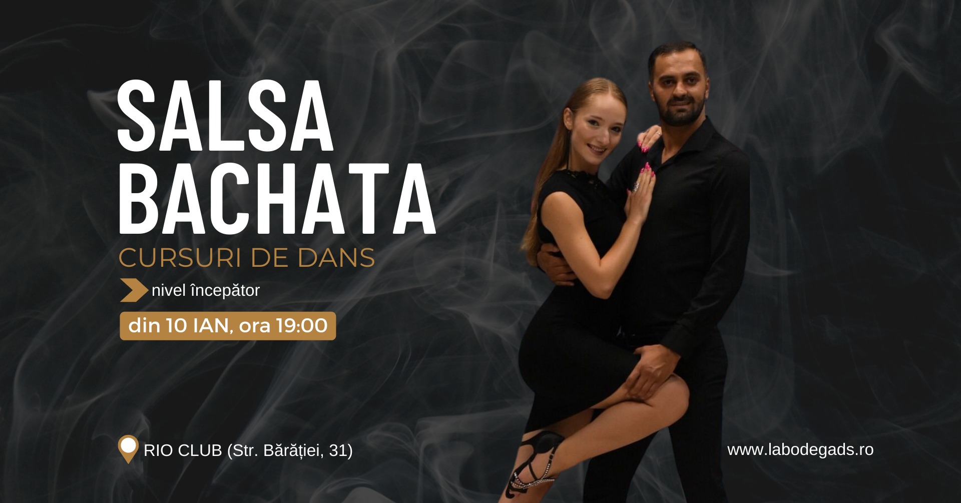 Cursuri de dans latino pentru începători - BACHATA & SALSA