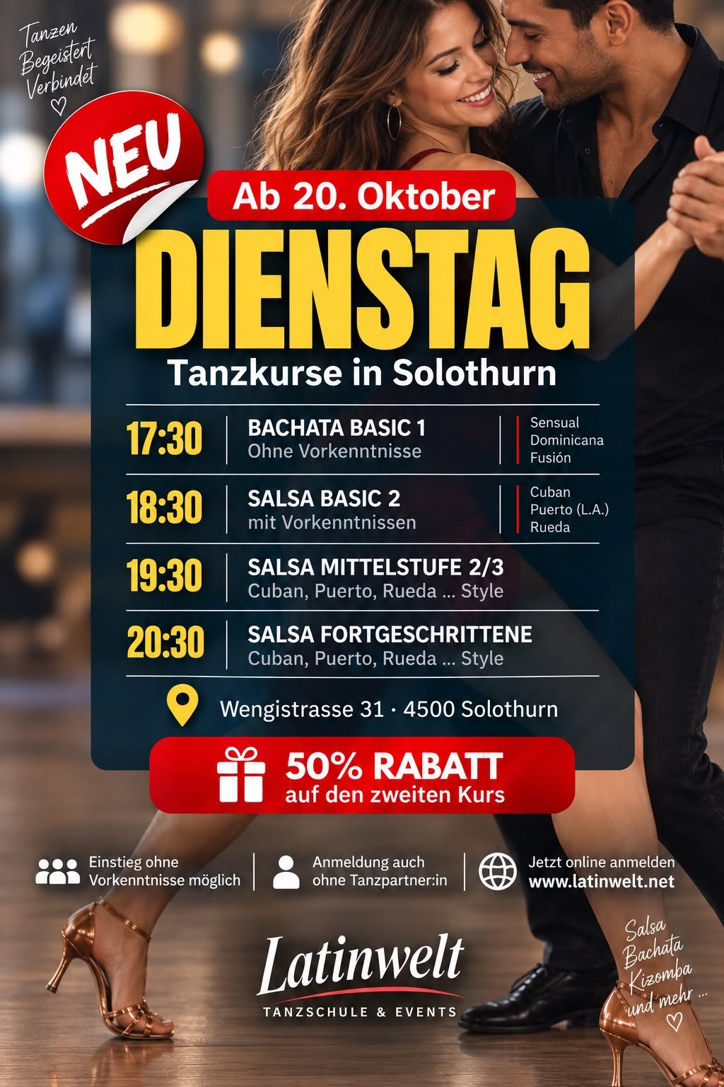 Bachata Basic 1 - am Dienstag