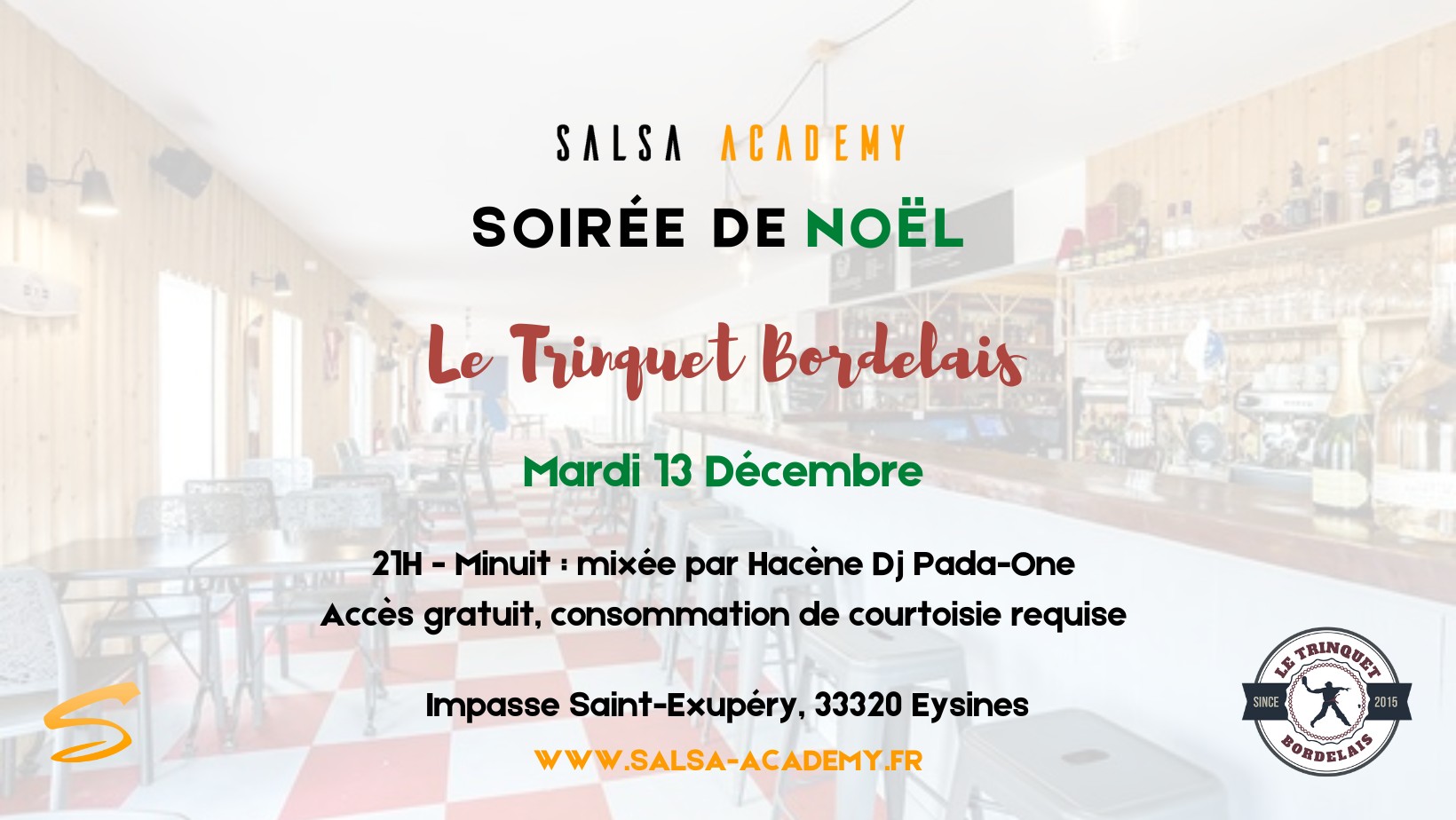 Soirée de Noël de Salsa Academy !